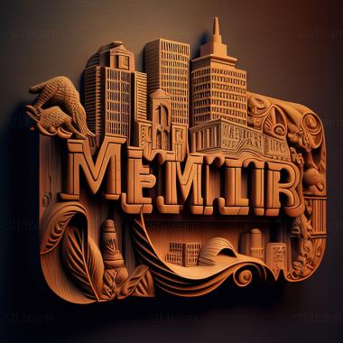 3D модель Мемфіс Теннессі (STL)